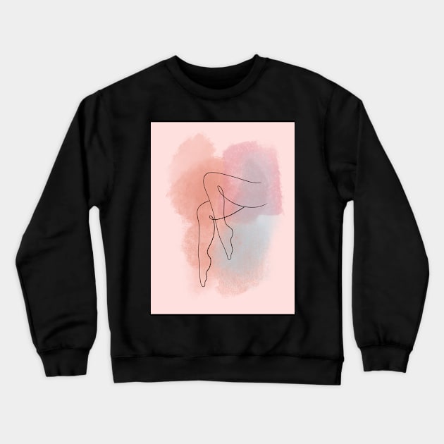 Leg#1 Crewneck Sweatshirt by chloeklbennett